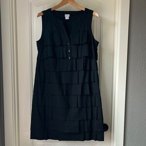 Chico’s Black Tiered Sleeveless Dress